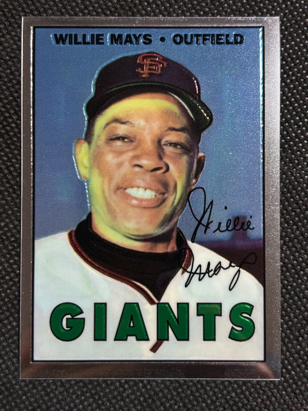Willie Mays 1996 Topps Finest Chrome #21 1967 Reprint #200 GIANTS
